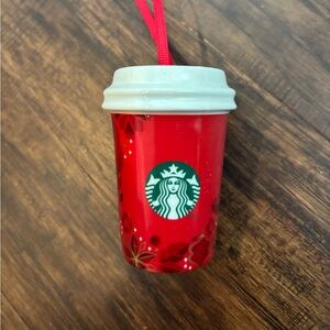 Starbucks limited edition red cup 2013 ornament